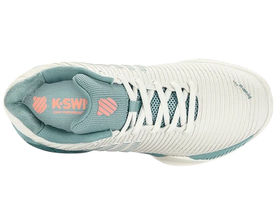 Buty tenisowe dziecięce K-Swiss  Hypercourt Express 2 HB Blanc/Nile Blue