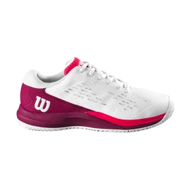 Buty tenisowe dziecięce Wilson Rush Pro Ace Jr White/Beet Red