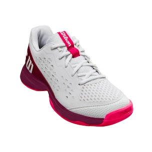 Buty tenisowe dziecięce Wilson Rush Pro Jr L White/Beet Red