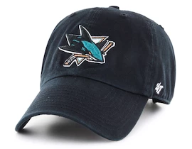 Czapka baseballowa 47 Brand Clean Up NHL San Jose Sharks Black