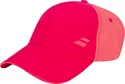 Czapka baseballowa Babolat  Basic Logo Cap Junior Red Rose