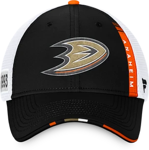 Czapka baseballowa Fanatics Draft Caps  Authentic Pro Draft Structured Trucker-Podium Anaheim Ducks