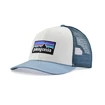 Czapka baseballowa Patagonia  P-6 Logo Trucker Hat White/Light Plume