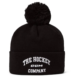 Czapka CCM Athleisure Pom Black Senior