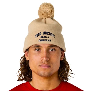 Czapka CCM  Athleisure Pom Oat Milk Senior