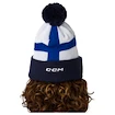 Czapka CCM  Flag Hood Team FIN Navy