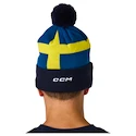 Czapka CCM  Flag Hood Team SWE Navy