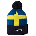 Czapka CCM  Flag Hood Team SWE Navy