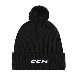 Czapka CCM Team Pom Knit Black