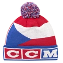 Czapka zimowa CCM  FLAG POM KNIT TEAM  CZECH Multiple Team Color