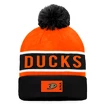 Czapka zimowa Fanatics  Authentic Pro Game & Train Cuffed Pom Knit Anaheim Ducks