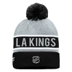 Czapka zimowa Fanatics  Authentic Pro Game & Train Cuffed Pom Knit Los Angeles Kings