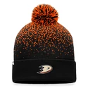 Czapka zimowa Fanatics Iconic Gradiant Iconic Gradiant Beanie Cuff with Pom Anaheim Ducks