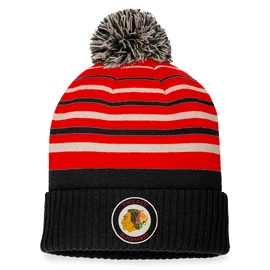 Czapka zimowa Fanatics True Classic True Classic Beanie with Pom Chicago Blackhawks