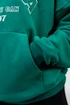 Damska bluza Nebbia Oversize z kapturem GYM RAT Green