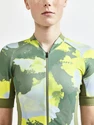 Damska koszulka rowerowa Craft ADV Endur Graphic tmavě zelený s modrou