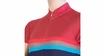 Damska koszulka rowerowa Sensor  Cyklo Summer Stripe Blue/Lilla