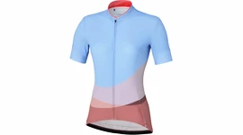 Damska koszulka rowerowa Shimano Sumire Jersey Blue/Orange