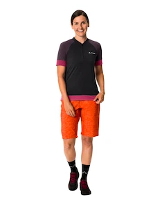 Damska koszulka rowerowa VAUDE  Altissimo Q-Zip Shirt Black