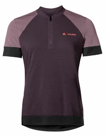 Damska koszulka rowerowa VAUDE Altissimo Q-Zip Shirt Blackberry