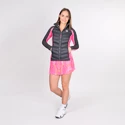 Damska kurtka BIDI BADU  Dania Tech Down Jacket Dark Grey/Pink