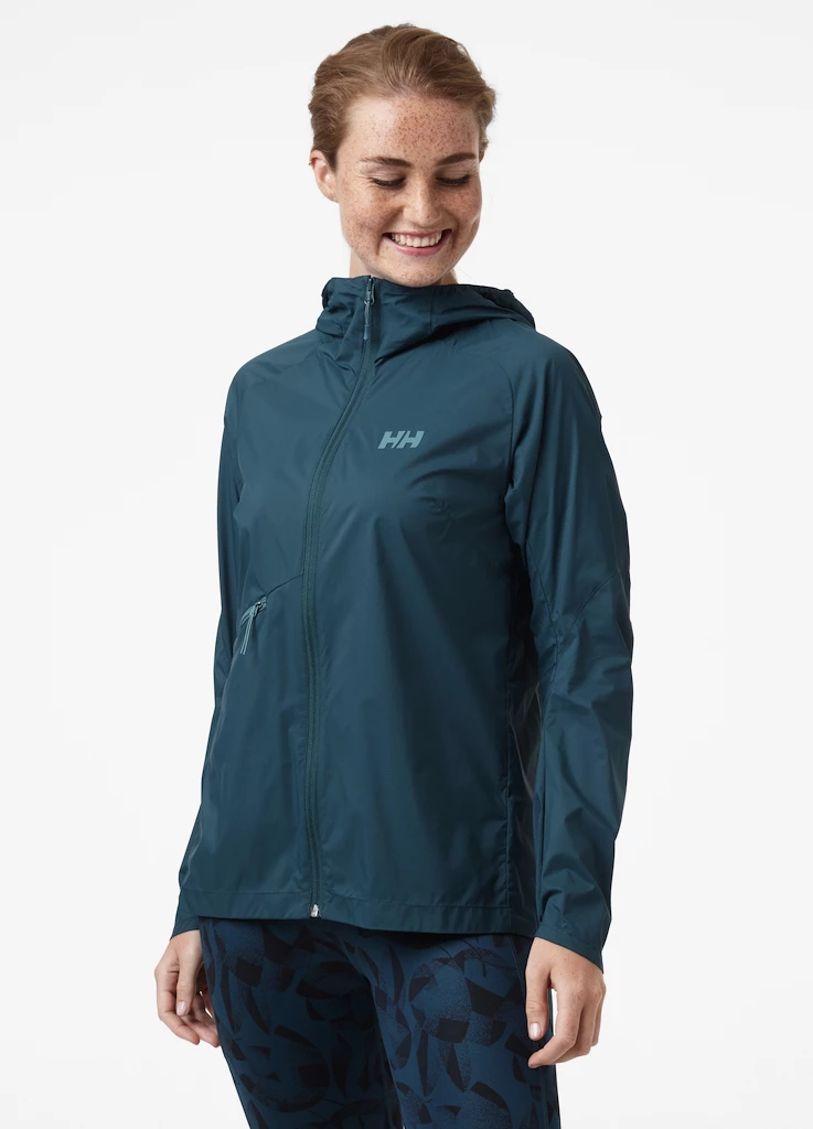 Damska kurtka Helly Hansen  Rapide Windbreaker Jacket Midnight Green