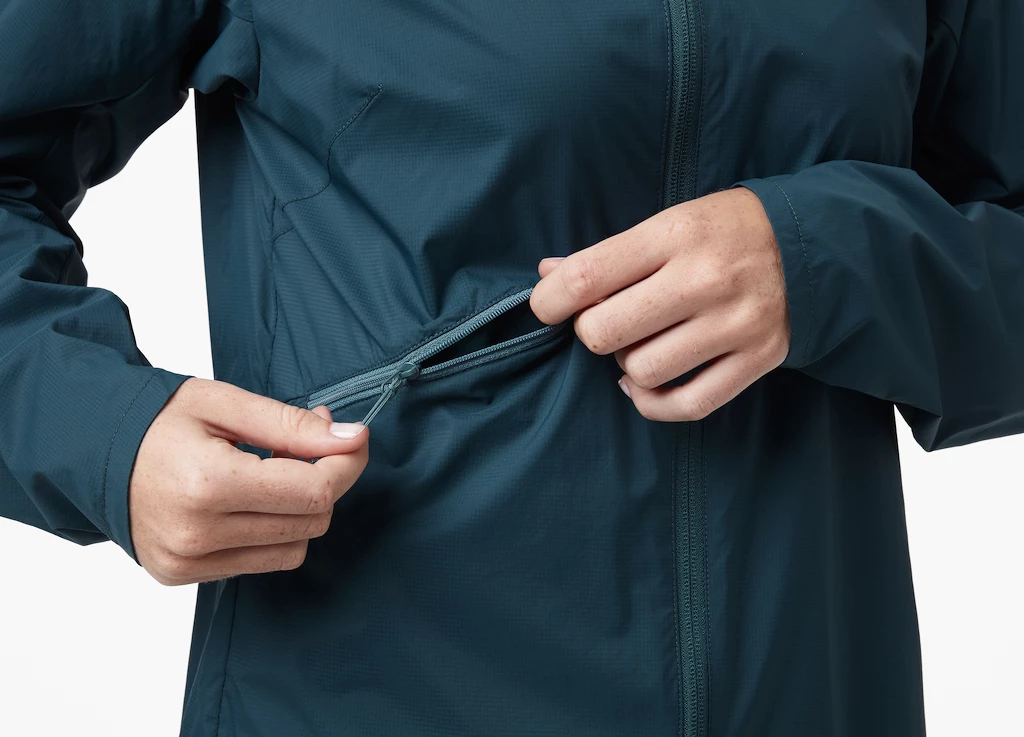 Damska kurtka Helly Hansen  Rapide Windbreaker Jacket Midnight Green