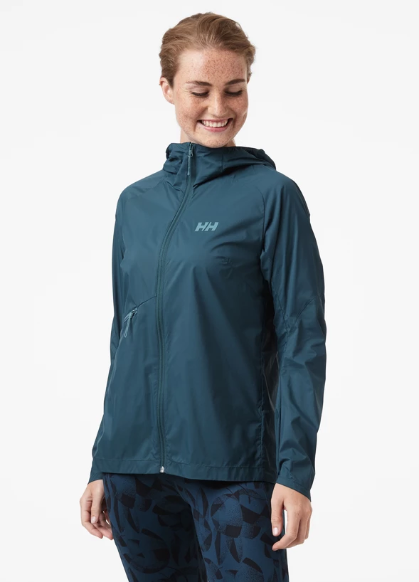 Damska kurtka Helly Hansen  Rapide Windbreaker Jacket Midnight Green XS