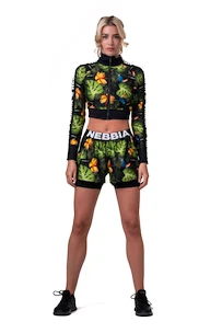 Damska kurtka Nebbia Ocean Selected High-energy crop jacket 564 jungle green XS
