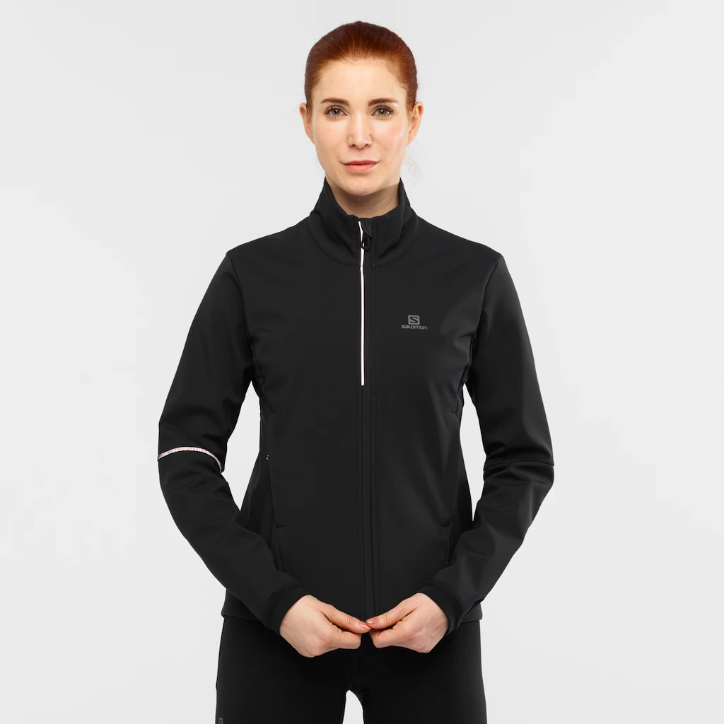 Damska kurtka Salomon  Agile Softshell Jacket Black