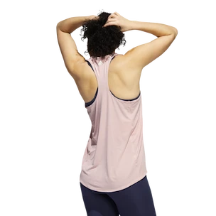 Damski podkoszulek adidas  3-Bar Logo Tank Wonder Mauve XS