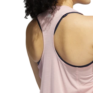 Damski podkoszulek adidas  3-Bar Logo Tank Wonder Mauve XS