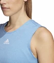 Damski podkoszulek adidas  Camo Tank Primeblue Light Blue