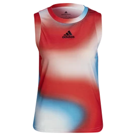 Damski podkoszulek adidas Melbourne Printed Match Tank White/Red/Blue