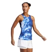 Damski podkoszulek adidas  Melbourne Tennis Y-Tank Top Multicolor/Blue