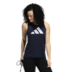 Damski podkoszulek adidas  WTR 3-Bar Logo Tank Legend Ink