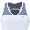 Damski podkoszulek Babolat  Play Tank Top Women White/Blue