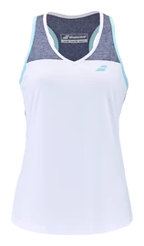 Damski podkoszulek Babolat Play Tank Top Women White/Blue