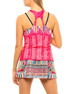Damski podkoszulek Lucky in Love  Pretty In Ink Bralette Tank Shocking Pink S