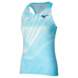 Damski podkoszulek Mizuno Charge Printed Tank Blue Glow