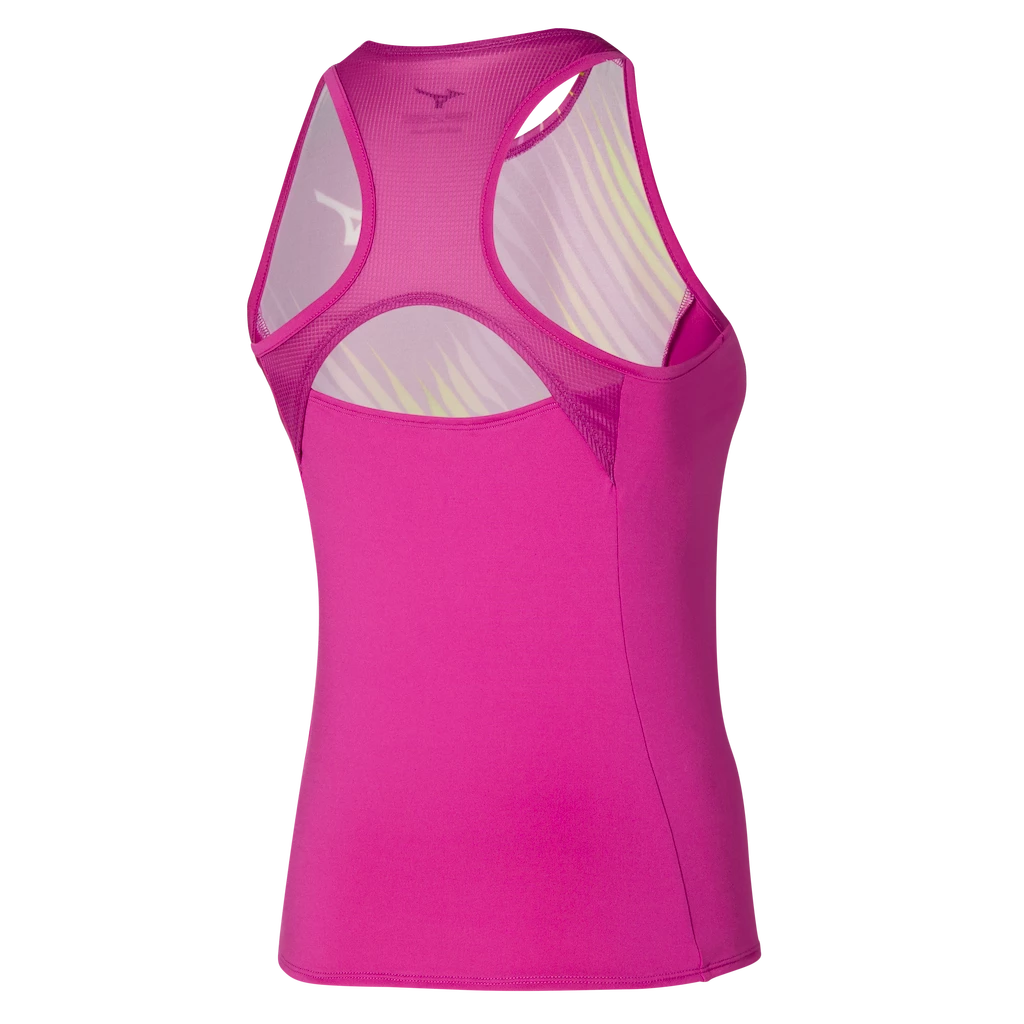 Damski podkoszulek Mizuno  Printed Tank Fuchsia fedora