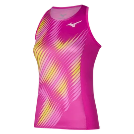 Damski podkoszulek Mizuno Printed Tank Fuchsia fedora