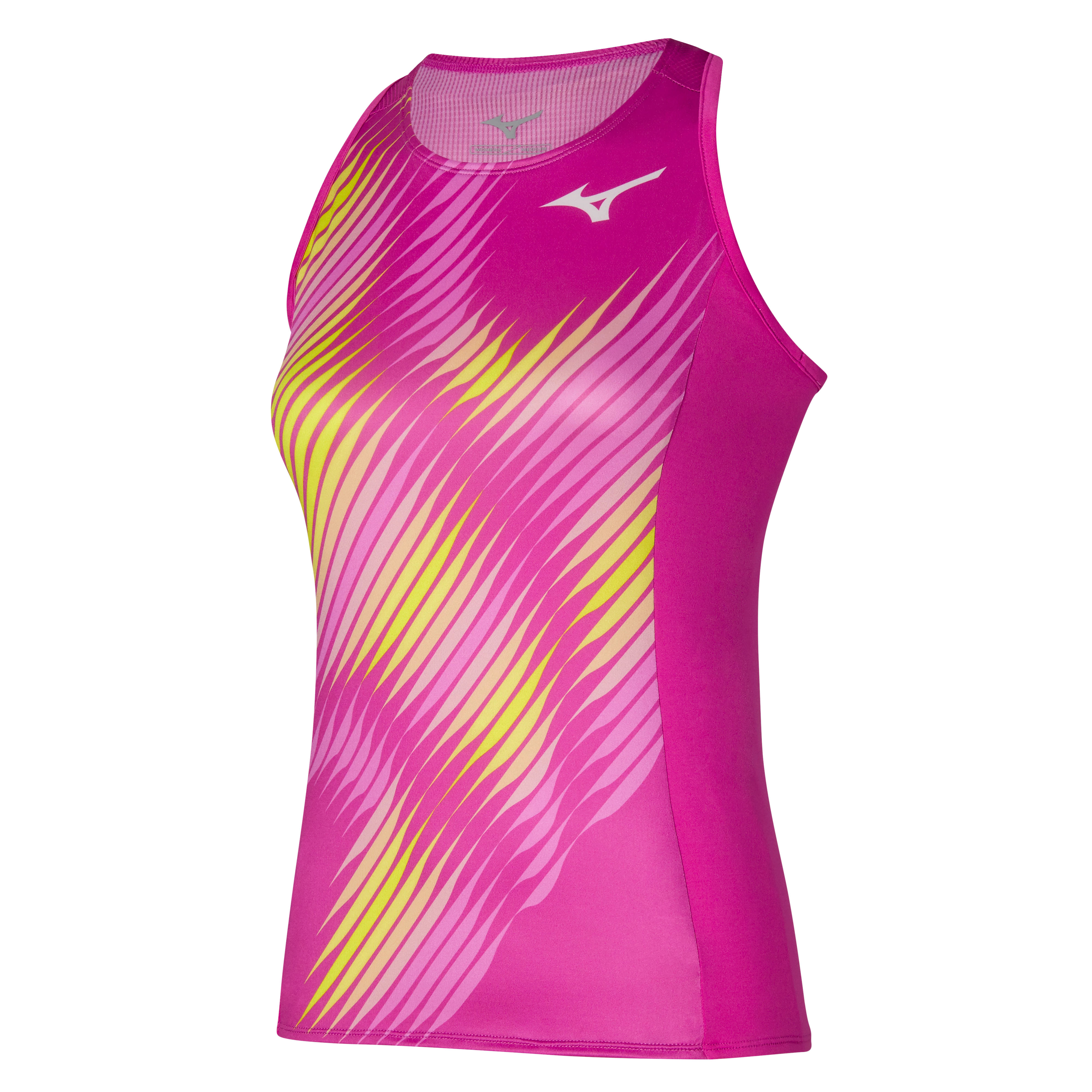 Damski podkoszulek Mizuno  Printed Tank Fuchsia fedora L