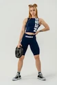 Damski podkoszulek Nebbia Barbell Therapy Snatched Blue
