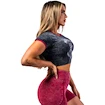 Damski podkoszulek Nebbia NEBBIA x OLYMPIA Washed Crop Top GOLDEN AGE 782 black