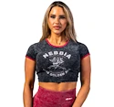 Damski podkoszulek Nebbia NEBBIA x OLYMPIA Washed Crop Top GOLDEN AGE 782 black