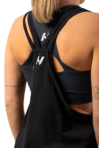 Damski podkoszulek Nebbia  Sleeveless Loose Cross Back Tank Top "Feeling Good" 419 Black
