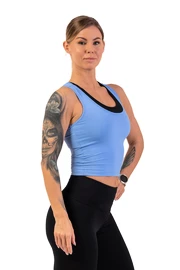 Damski podkoszulek Nebbia Sporty Slim-Fit Crop Tank Top 422 light blue