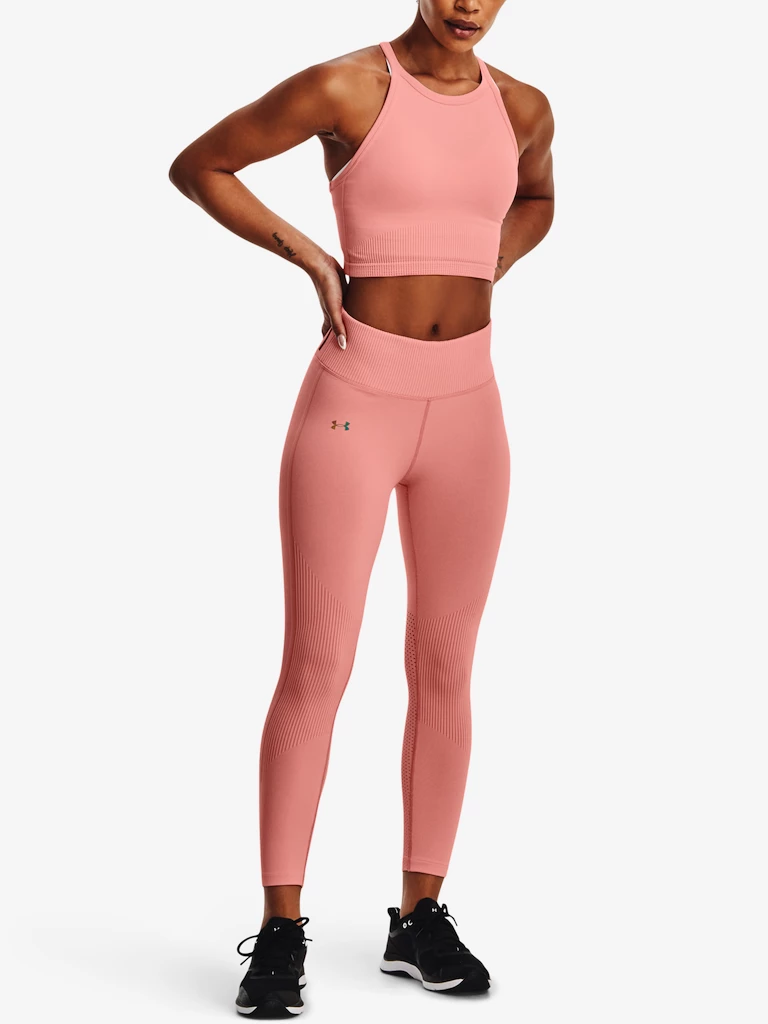 Damski podkoszulek Under Armour  Rush Seamless Tank-PNK
