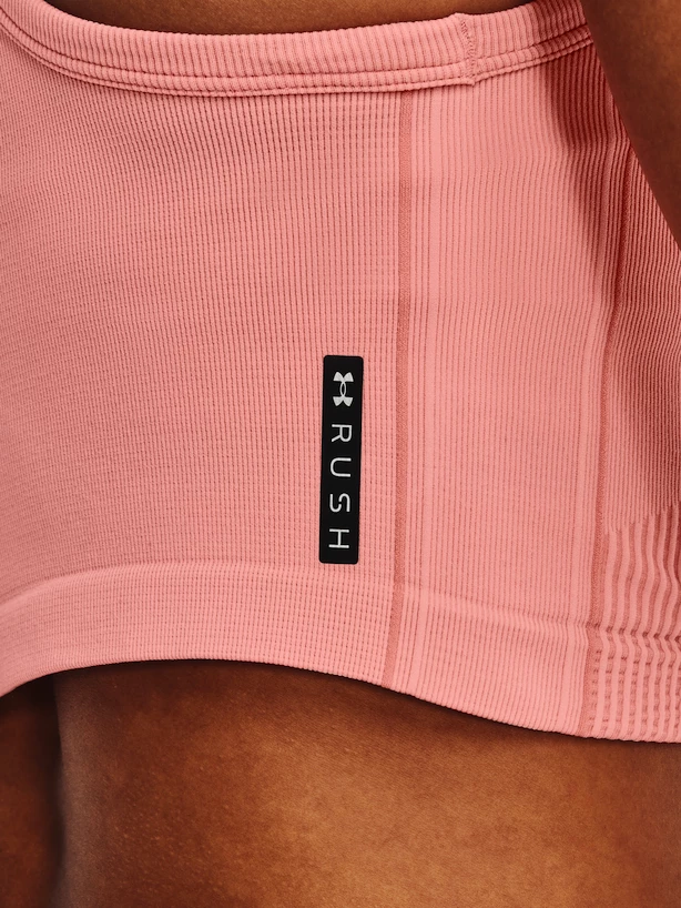 Damski podkoszulek Under Armour  Rush Seamless Tank-PNK L